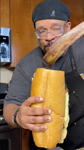 I Made a Beef Rib Cheesesteak