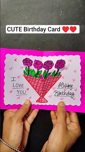 The BEST Birthday Card Crafts! #shorts