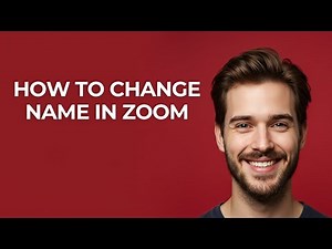 How To Change Name In Zoom - UPDATED!