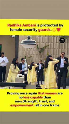 The Ambani family is protected under India’s highest civilian security cover Z+ security provided 💪
