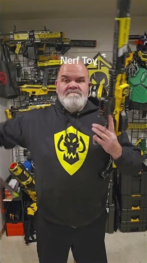 stryfe X short barrel #nerf #larp #nerfsniper #nerfblaster #cosplay #nerfgun #toys #nerftoys #boom