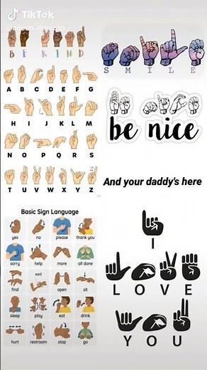 Basic Sign language so u can learn