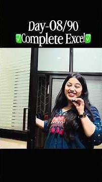 ✅Day-08/90 Basic Formulas of Excel #excel #exceltips #excel2025 #exceltutorial #excelformula