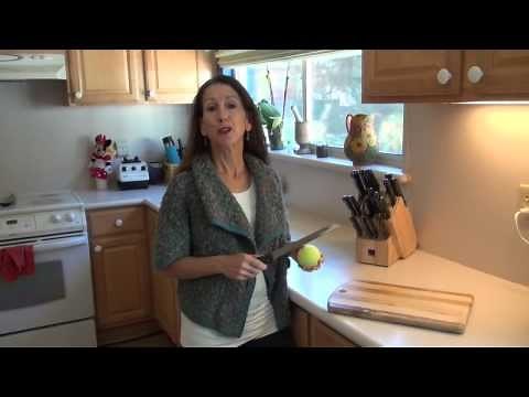 How to cut a Tennis Ball in Half