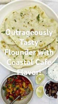 Flaky Flounder with Coastal Cafe Flavor - Easy 20 Minute Dinner!