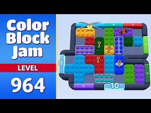 Color Block Jam Level 964 (965) | Every Puzzle Solved! 🎯