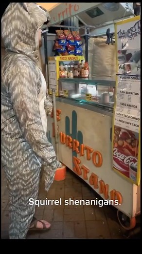 I went downtown as a squirrel! #squirrel #chipmunk #flyingsquirrel #rodent #mouse #city #squirrels #squirrelchallenge #foryoupage