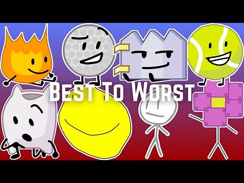 Ranking All 67 BFDI Contestants