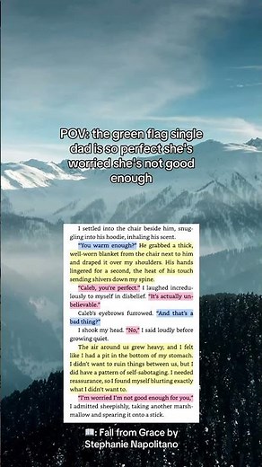 Fall from Grace by Stephanie Napolitano #books #booktubetbr #smalltownromance #booktok #bookbites
