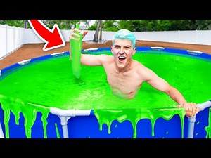 I BUILT the biggest SLIME POOL!