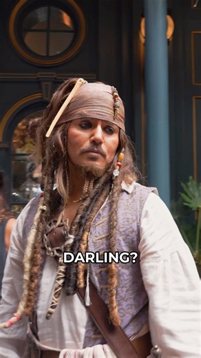 Captain Jack Sparrow's Important Person in His Life at Disneyland! 🏴‍☠️✨ #shorts #disney