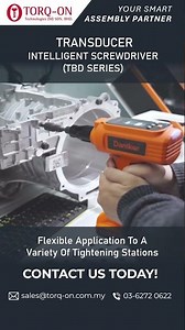 DANIKOR - Transducer Intelligent Screwdriver (TBD Series) #assembly #screwfeeder #machine #robotics
