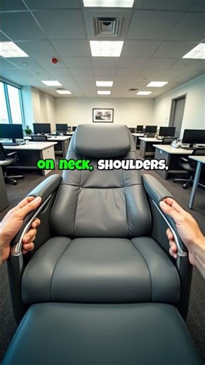 Chair massage techniques for office workers #chairmassage #deskwork #necktension