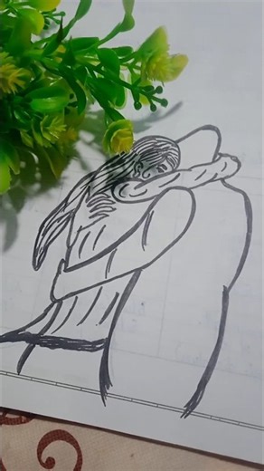 easy couple painting #Romantic couple Acrylic painting idea # couple painting#viral #art#lovesong