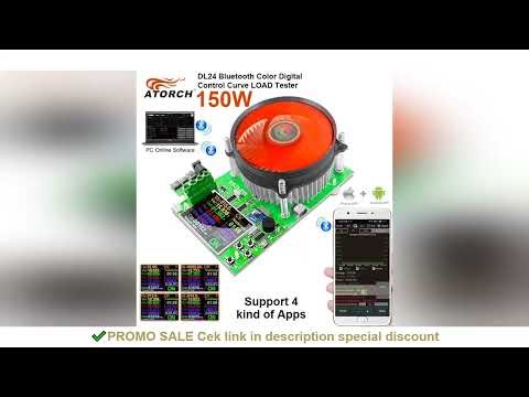 150W 25A Battery Capacity 4-wire Tester DC USB Tester Electronic Load Lithium Discharge Monitor Powe