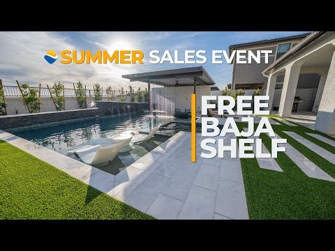FREE BAJA SHELF with Your New Pool | California Pools & Landscape