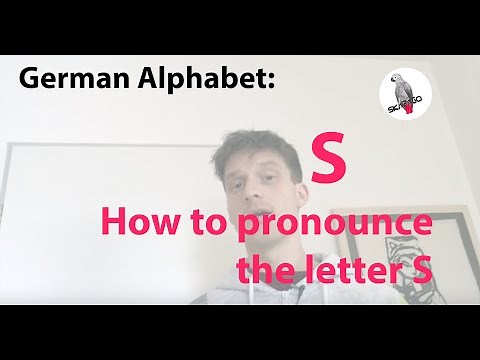 German alphabet (S): how to pronounce the letter S