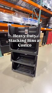 Wow New heavy duty stacking bins at Costco you can stack them 2 different ways perfect for shoes, kids toys , etc what are you using this for? #costco #costconewdeals #costconew #costcofinds #costcodeals #costcomusthaves #bins | Costconewdeals