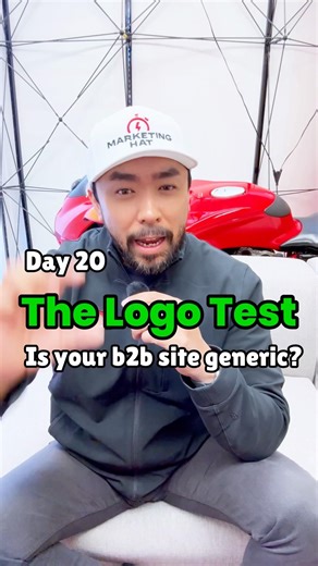 The Logo Test: Is Your B2B Website Generic? (Day 20)