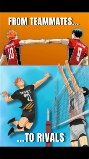 Haikyuu Teammates to Rivals#haikyuu#haikyu#haikyuuedit#anime#animeedit#shorts#short#like#shortsviral