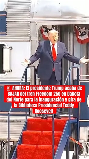 Así recibieron a Trump en el tren en Dakota 🔴 #EnVivo #Noticias