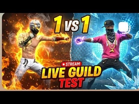 free fire game live 🛑 stream video guild test