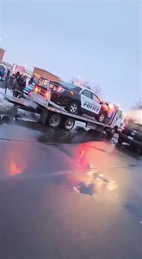 This cop got a taste of his own medicine when his car got towed #police #shorts #karma