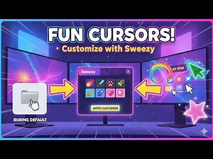 Make Your Cursor Look Awesome with Sweezy (Fun Custom Cursor Tutorial)