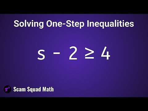 How to Solve One-Step Inequalities (Addition and Subtraction)