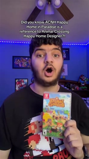 Did you know ACNH Happy Home in Paradise is a reference to Animal Crossing Happy Home Designer?!