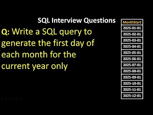 Write a SQL query to generate the first day of each month for the current year only