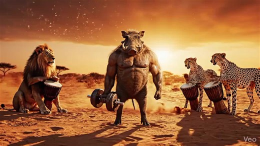 Funny Encounters Between Lions and Wild Boars