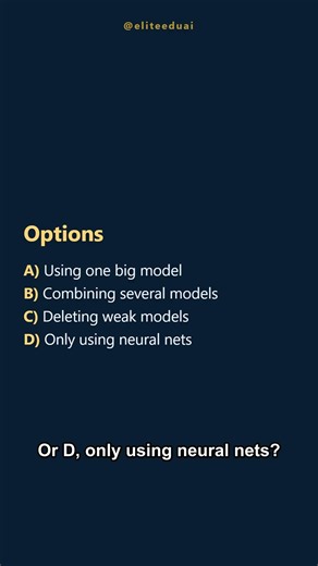 ML Quiz: What Is Ensemble Learning? 🤝 #machinelearning #shorts