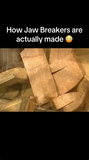 That’s a satisfying process 😮 #jawbreaker #sweet #food #made #howto | how it's made