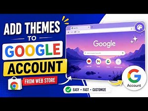 How to add themes to Google account from web store