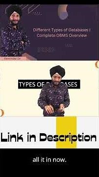 Different Types of Databases | Complete DBMS Overview