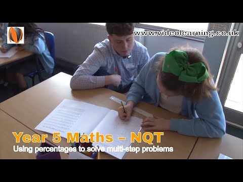 Year 5 KS2 Maths: Using Percentages To Solve Multi Step Problems