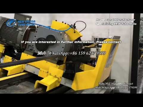 Tube mill line with the the rollers quickly changing system.With the servo rollers adjustment system