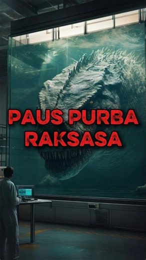 Paus tapi kok kayak Ular? Kenalan sama Basilosaurus!🌊🐍 #basilosaurus #hewanpurba #monsterlaut #fyp