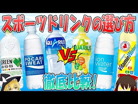 Are you choosing the right sports drink for your purpose? A thorough comparison of 6 popular bran...