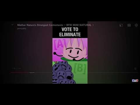 Lotus Flowers Elimination In BFDI Mini Natural