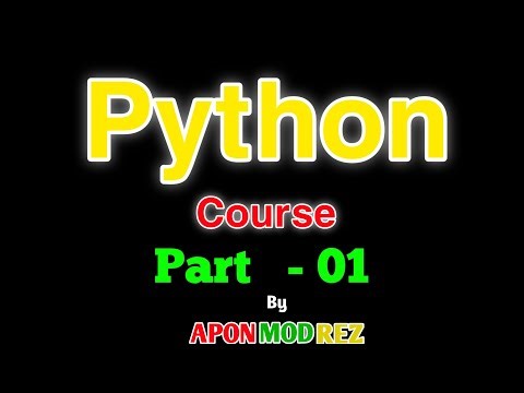 Python Tutorial for Beginners | Full Python Course Step by Step | Part #01 | APONMODREZ