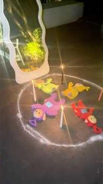 3:00 A.M y HAGO el RITUAL de LOS TELETUBBIES MALDITOS!! 💀🟡