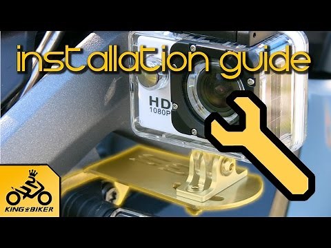 Installation Guide for KING-BIKER GoPro Mount, BMW R1200GS LC