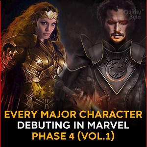 115K views · 809 reactions | Every Major Character Debuting In Marvel Phase 4 (Vol.1) | QuirkyByte | Facebook