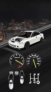 Integra DB8 B Series Turbo Top Speed 0🚀 Thank you for love art and support small business❤️ #honda #integra #db8 #dc4 #vtec #jdm #DTHC | Dirtyhandscrew Brush DTHC