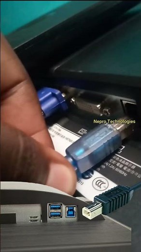 How to use USB ports on your monitor.. #computerscience #hacks #technology
