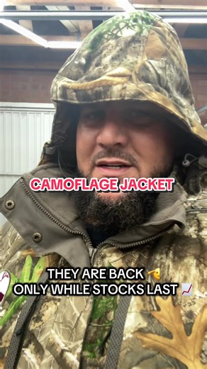 🪵 Men’s Camo Hooded Jacket — Built for the Outdoors Stay warm, dry, and concealed with this rugged camouflage jacket — designed for serious outdoor conditions and everyday winter wear. 🌧️ Water-Resistant Outer Layer — Protection from rain, wind & snow 🔥 Warm Padded Insulation — Keeps you comfortable in cold weather 🧥 Adjustable Hood — Extra coverage when temperatures drop 🎯 Realistic Camouflage Pattern — Ideal for hunting, fishing & hiking 🧤 Multiple Secure Pockets — Carry essentials safel