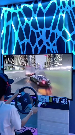 Immersive Racing Game Experience with Steering Wheel