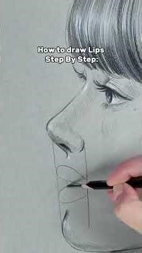 How To Draw Lips Step By Step #howtodraw #drawingtutorial #pencildrawing